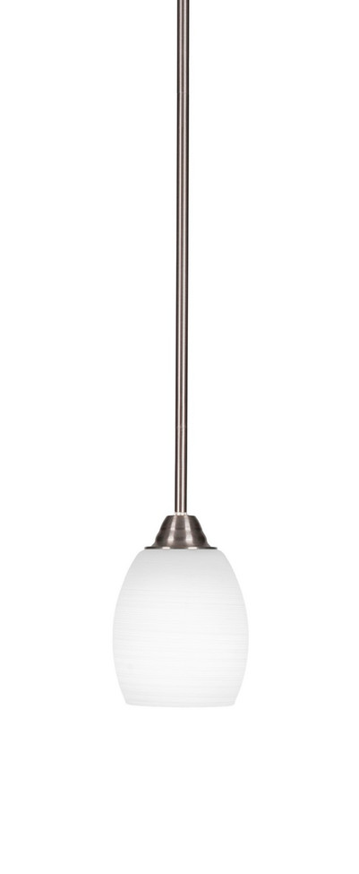 Toltec Lighting - 3401-BN-615 - One Light Mini Pendant - Paramount - Brushed Nickel