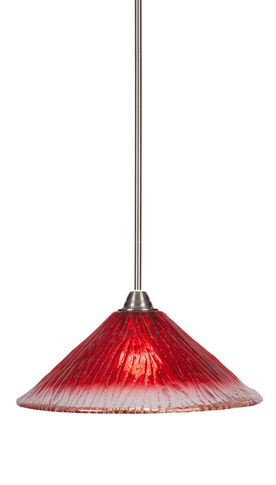 Toltec Lighting - 3401-BN-716 - One Light Pendant - Paramount - Brushed Nickel