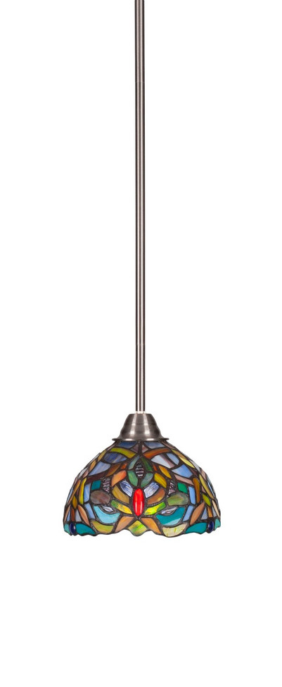 Toltec Lighting - 3401-BN-9905 - One Light Mini Pendant - Paramount - Brushed Nickel