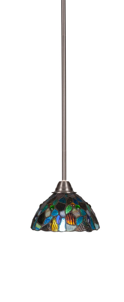 Toltec Lighting - 3401-BN-9955 - One Light Mini Pendant - Paramount - Brushed Nickel