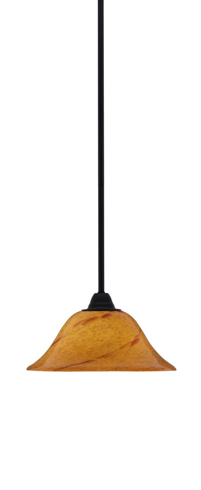 Toltec Lighting - 3401-MB-114 - One Light Mini Pendant - Paramount - Matte Black
