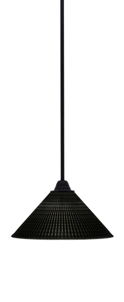 Toltec Lighting - 3401-MB-4009 - One Light Mini Pendant - Paramount - Matte Black