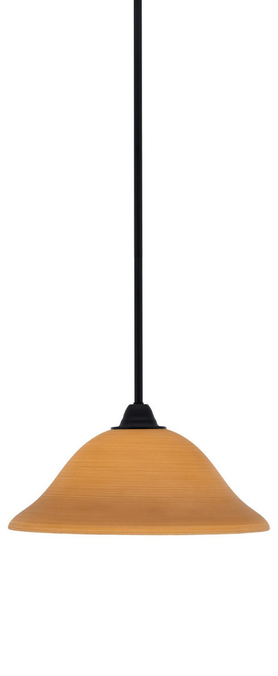 Toltec Lighting - 3401-MB-624 - One Light Mini Pendant - Paramount - Matte Black