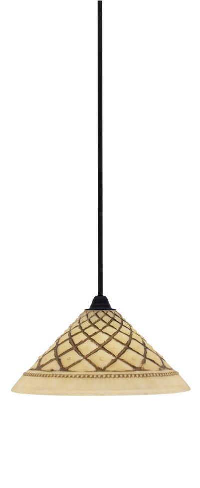 Toltec Lighting - 3401-MB-718 - One Light Mini Pendant - Paramount - Matte Black