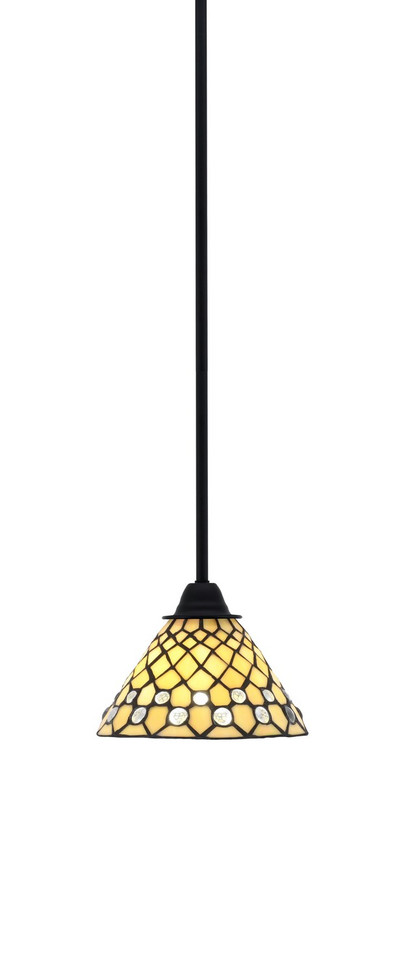 Toltec Lighting - 3401-MB-9415 - One Light Mini Pendant - Paramount - Matte Black