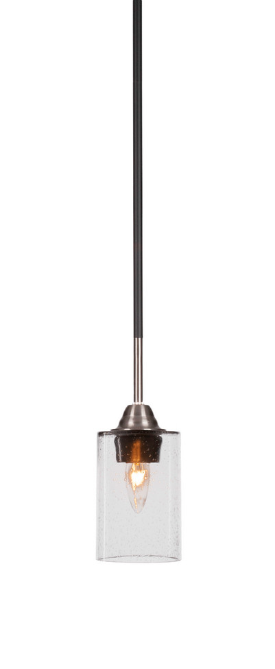 Toltec Lighting - 3401-MBBN-300 - One Light Mini Pendant - Paramount - Matte Black & Brushed Nickel