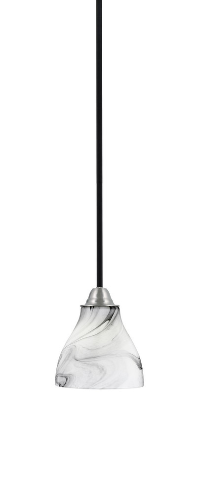 Toltec Lighting - 3401-MBBN-4769 - One Light Mini Pendant - Paramount - Matte Black & Brushed Nickel