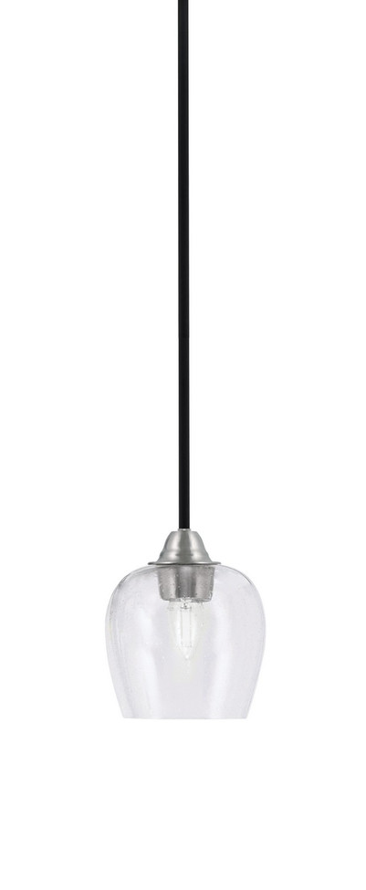 Toltec Lighting - 3401-MBBN-4810 - One Light Mini Pendant - Paramount - Matte Black & Brushed Nickel