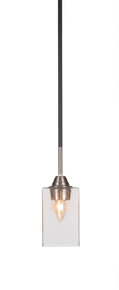 Toltec Lighting - 3401-MBBN-530 - One Light Mini Pendant - Paramount - Matte Black & Brushed Nickel