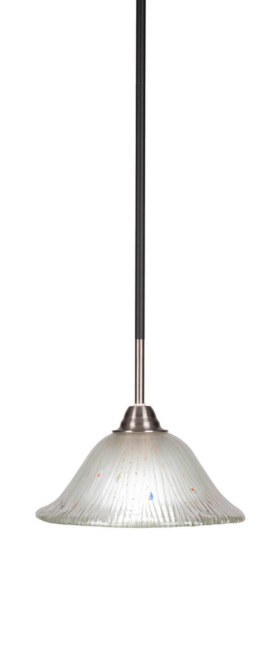 Toltec Lighting - 3401-MBBN-731 - One Light Mini Pendant - Paramount - Matte Black & Brushed Nickel