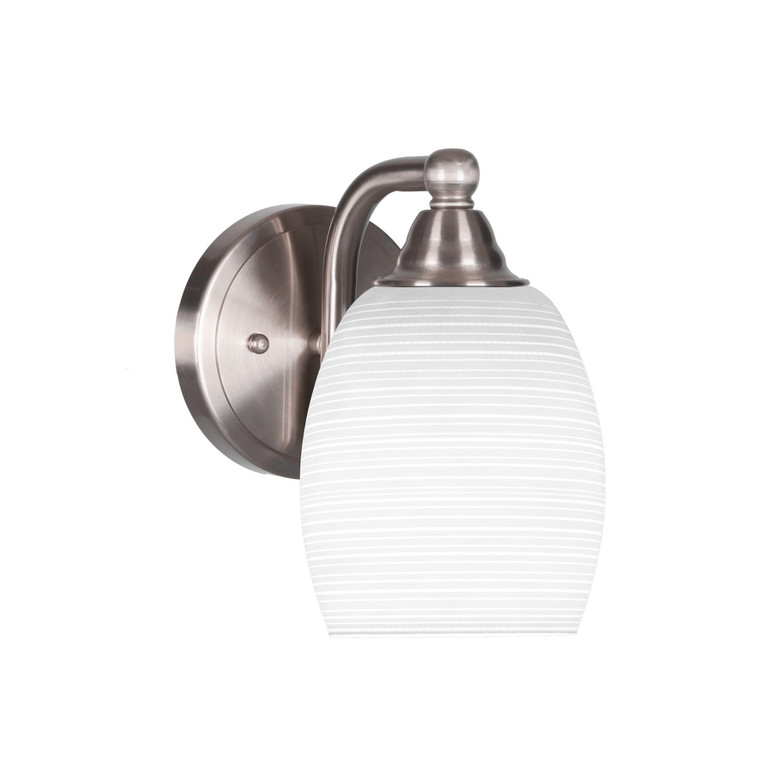Toltec Lighting - 3421-BN-4021 - One Light Wall Sconce - Paramount - Brushed Nickel
