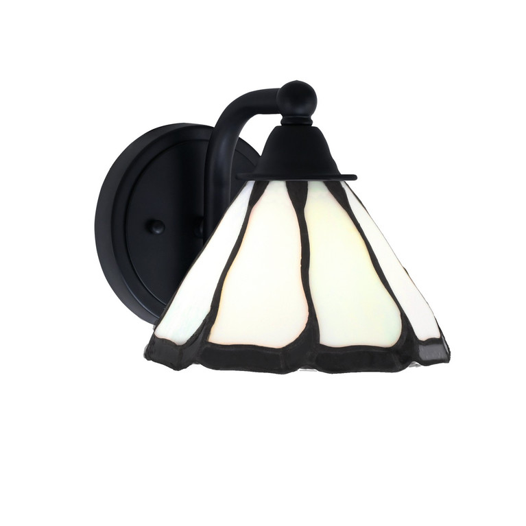 Toltec Lighting - 3421-MB-9125 - One Light Wall Sconce - Paramount - Matte Black