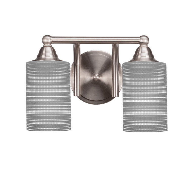 Toltec Lighting - 3422-BN-4062 - Two Light Bath Bar - Paramount - Brushed Nickel