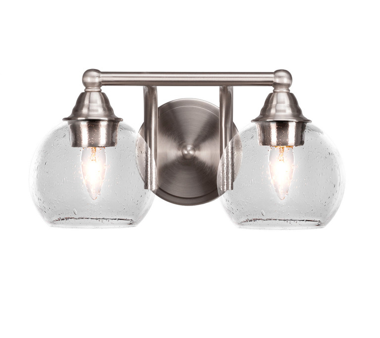 Toltec Lighting - 3422-BN-4100 - Two Light Bath Bar - Paramount - Brushed Nickel