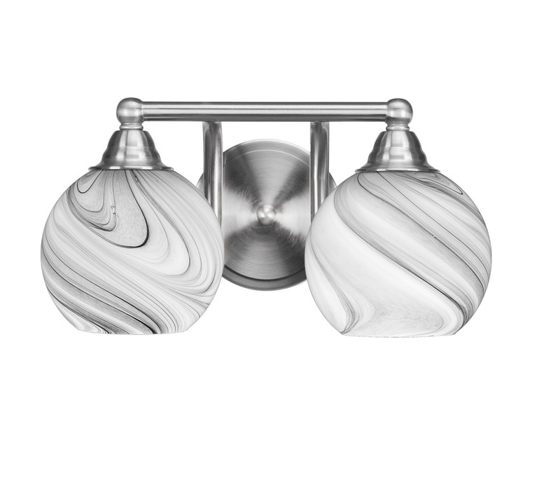 Toltec Lighting - 3422-BN-4109 - Two Light Bath Bar - Paramount - Brushed Nickel