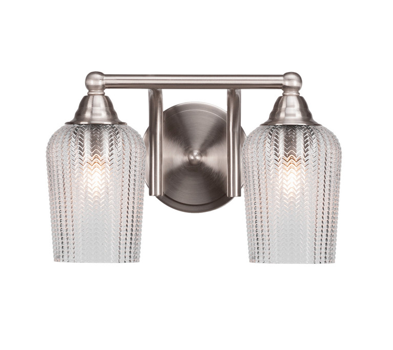 Toltec Lighting - 3422-BN-4250 - Two Light Bath Bar - Paramount - Brushed Nickel