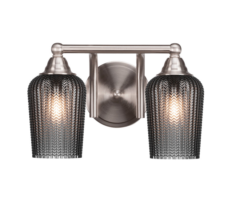 Toltec Lighting - 3422-BN-4252 - Two Light Bath Bar - Paramount - Brushed Nickel