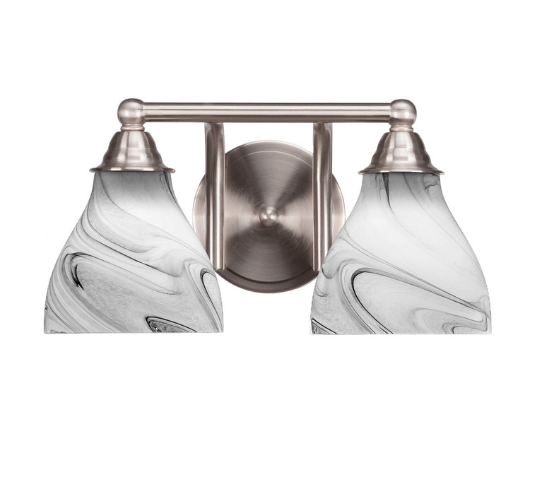 Toltec Lighting - 3422-BN-4769 - Two Light Bath Bar - Paramount - Brushed Nickel