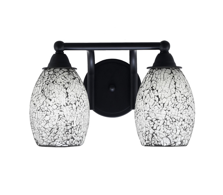 Toltec Lighting - 3422-MB-4165 - Two Light Bath Bar - Paramount - Matte Black