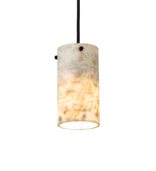Meyda Tiffany - 235318 - One Light Pendant - Cilindro - Textured Black