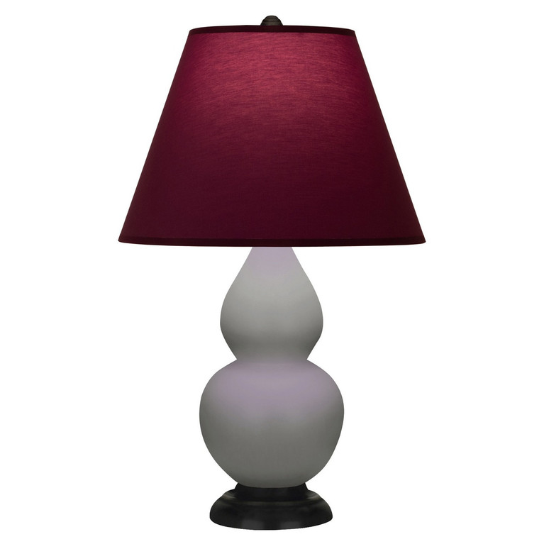 Robert Abbey - MST51P - One Light Accent Lamp - Small Double Gourd - Matte Smokey Taupe Glazed Ceramic w/Deep Patina Bronze