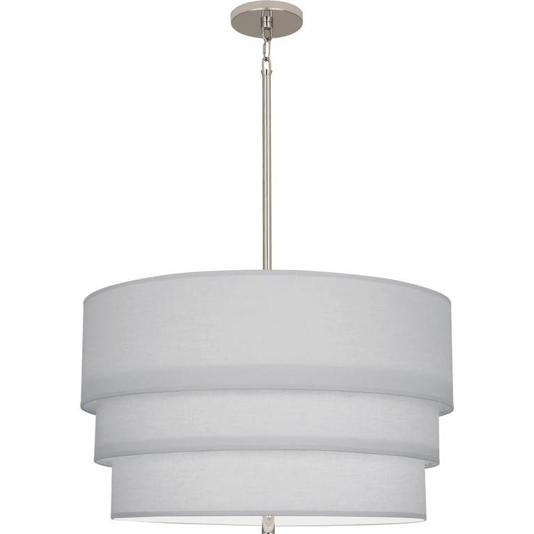 Robert Abbey - PG142 - Three Light Pendant - Decker - Polished Nickel