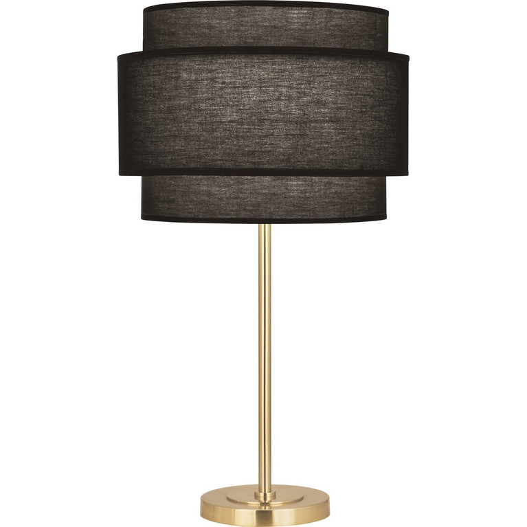 Robert Abbey - RB130 - One Light Table Lamp - Decker - Modern Brass