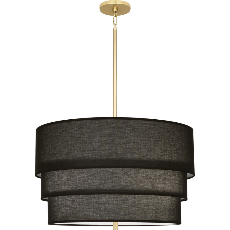 Robert Abbey - RB141 - Three Light Pendant - Decker - Modern Brass