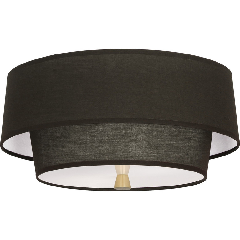 Robert Abbey - RB143 - Two Light Flushmount - Decker - Modern Brass