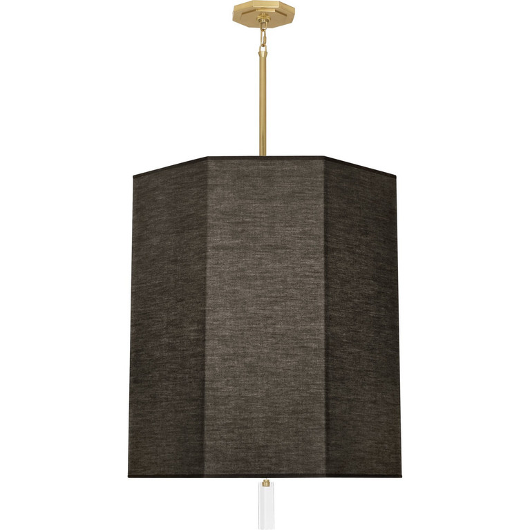 Robert Abbey - RB202 - Six Light Pendant - Kate - Modern Brass w/ Clear Crystal