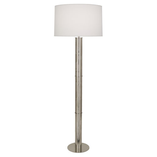 Robert Abbey - S628 - One Light Floor Lamp - Michael Berman Brut - Polished Nickel