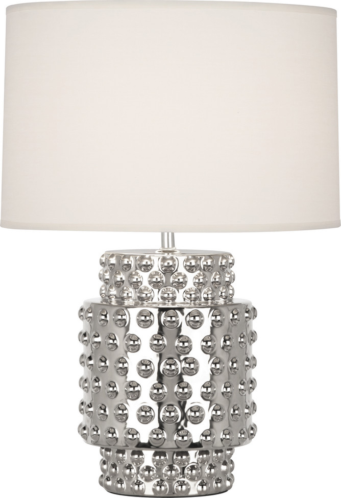 Robert Abbey - S801 - One Light Accent Lamp - Dolly - Nickel Metallic Glaze
