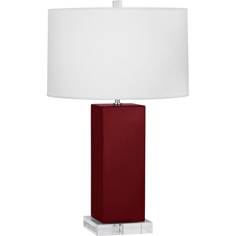 Robert Abbey - SA995 - One Light Table Lamp - Harvey - Sangria Glazed Ceramic
