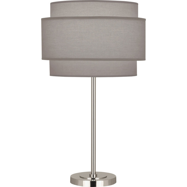Robert Abbey - SG131 - One Light Table Lamp - Decker - Polished Nickel