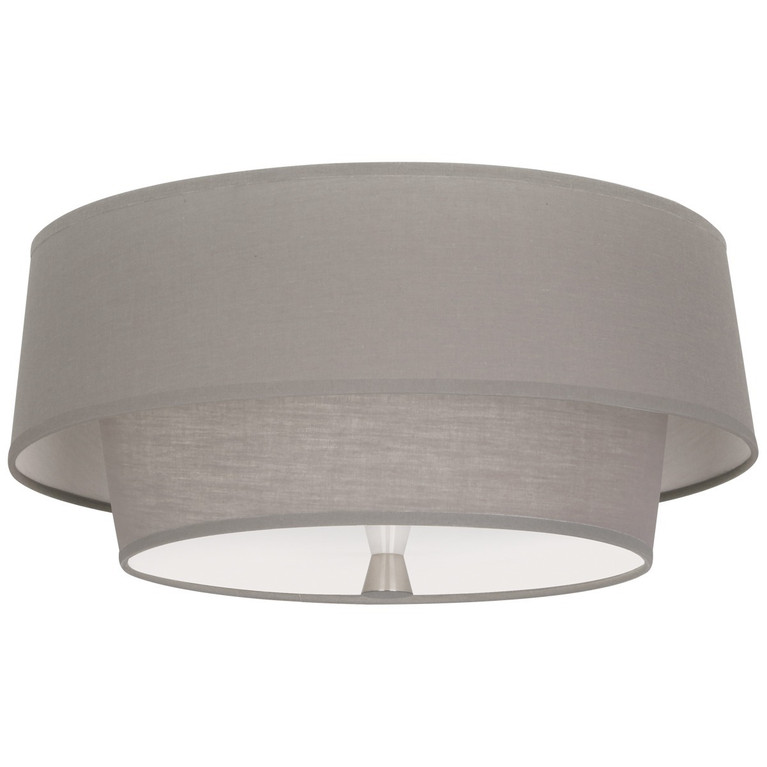 Robert Abbey - SG144 - Two Light Flushmount - Decker - Polished Nickel