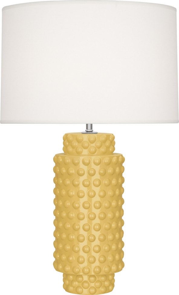 Robert Abbey - SU800 - One Light Table Lamp - Dolly - Sunset Yellow Glazed Textured Ceramic