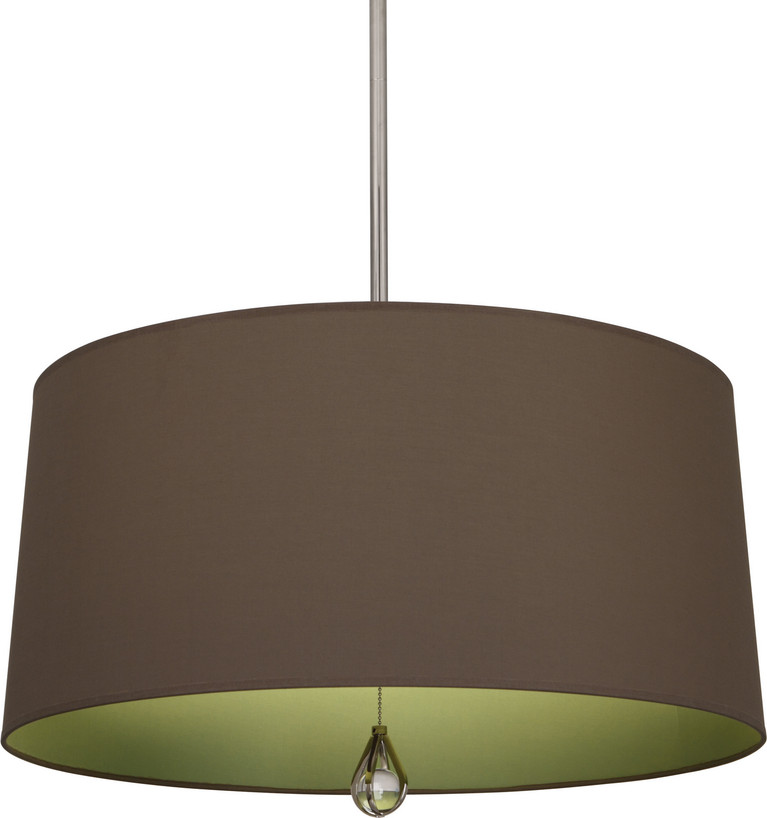 Robert Abbey - WB333 - Three Light Pendant - Williamsburg Custis - Polished Nickel