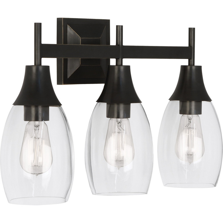 Robert Abbey - Z486 - Three Light Wall Sconce - Grace - Deep Patina Bronze