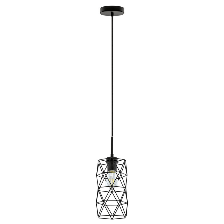 Eglo USA - 202358A - One Light Pendant - Estevau - Matte Black