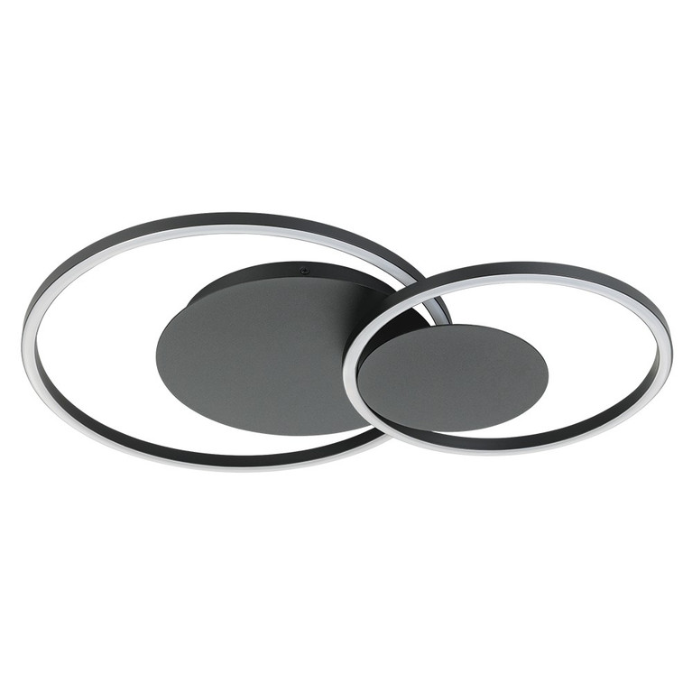 Eglo USA - 205749A - LED Ceiling Mount - Palma - Structured Black