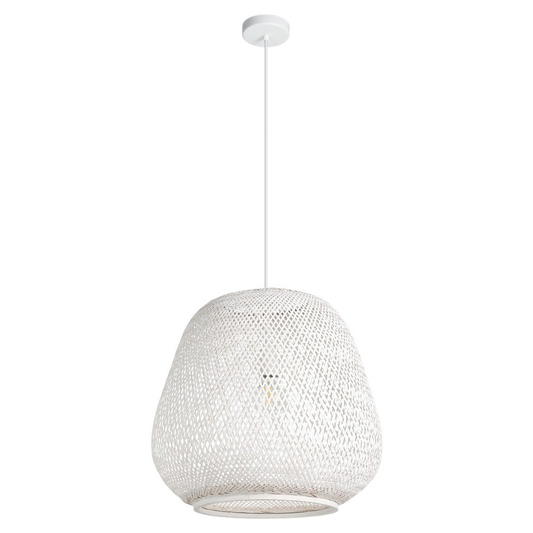 Eglo USA - 206016A - One Light Pendant - Dembleby - White