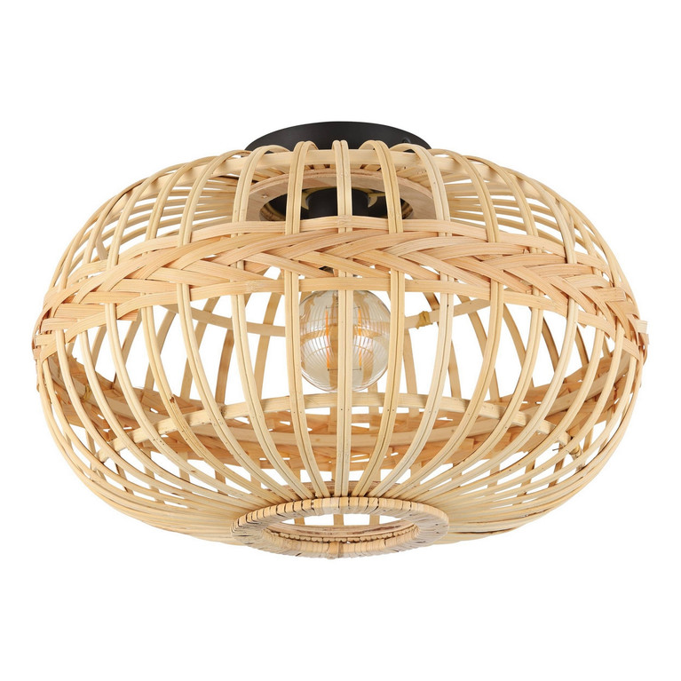 Eglo USA - 206083A - One Light Ceiling Mount - Amsfield - Black