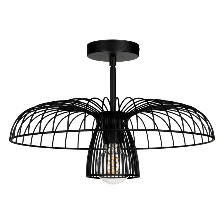 Eglo USA - 206263A - One Light Ceiling Mount - Champerico - Black