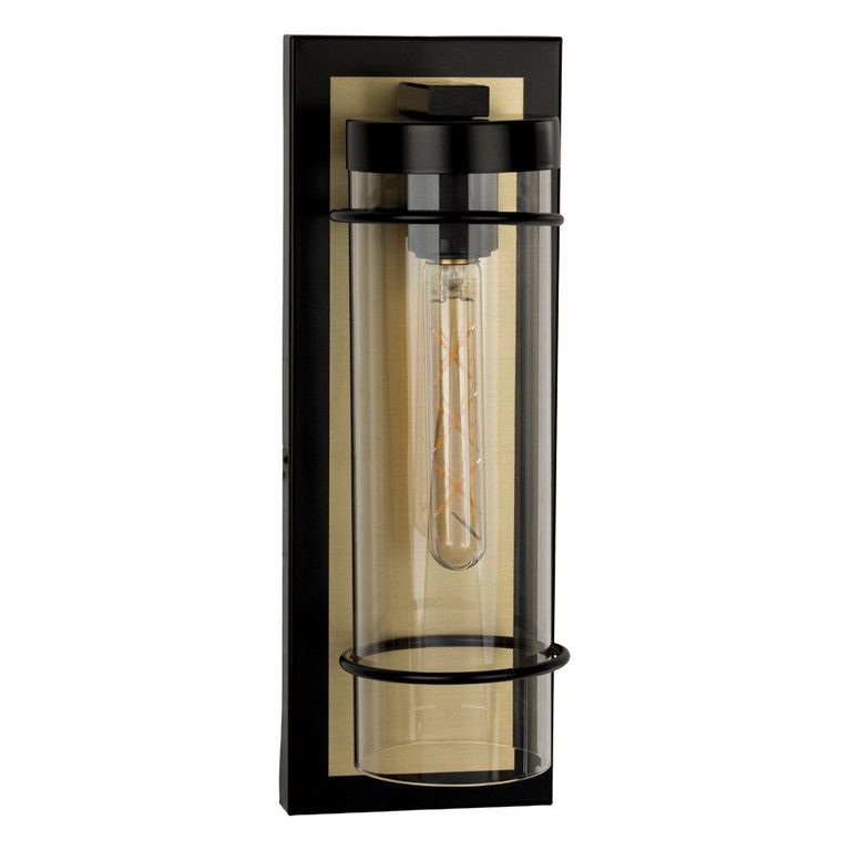 Eglo USA - 206291A - LED Outdoor Wall Mount - Colantro - Black Brushed Gold