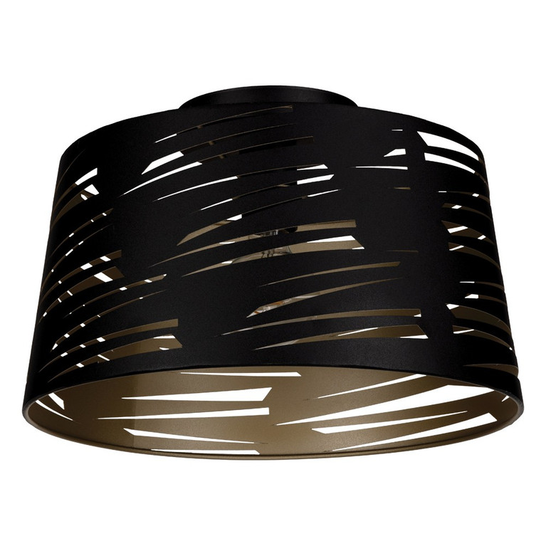 Eglo USA - 206306A - One Light Ceiling Mount - Akers Mill - Black