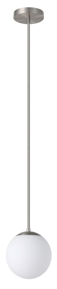 Eglo USA - 206419A - One Light Pendant - Rondo - Matte Nickel