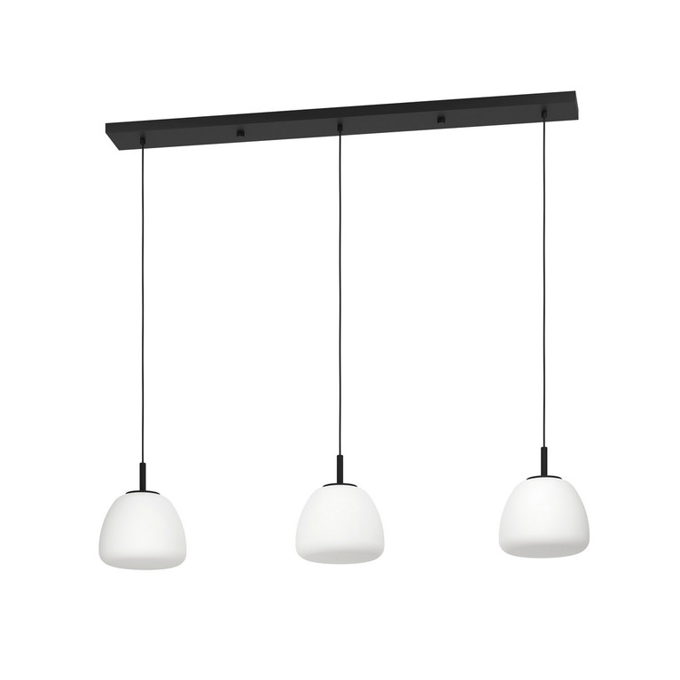 Eglo USA - 390202A - Three Light Linear Pendant - Balmes - Black
