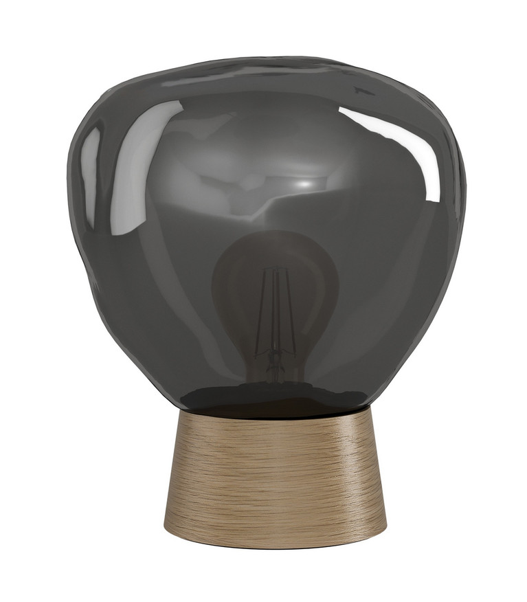 Eglo USA - 390321A - One Light Table Lamp - Magacela - Black & Light Wood