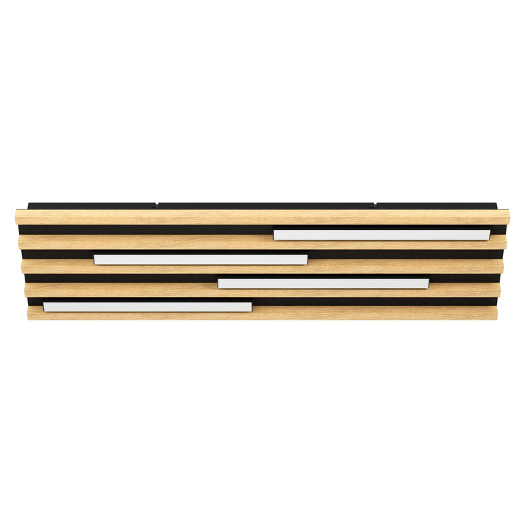 Eglo USA - 39899A - LED Ceiling Mount - Marreira - Black Oak Wood Veneer