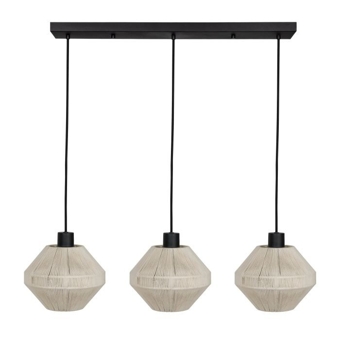 Eglo USA - 44001A - Three Light Linear Pendant - Midsummer - Black